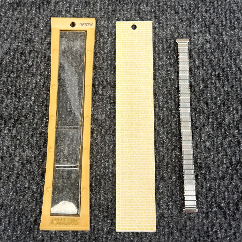 Vintage Pride Super Strong SS Expansion Watch Band R657W NOS Hong Kong Stainless
